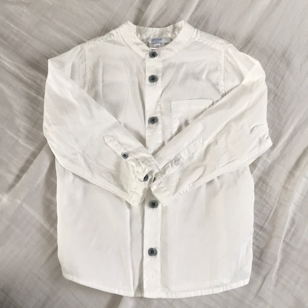Jacadi toddler boy button down shirt